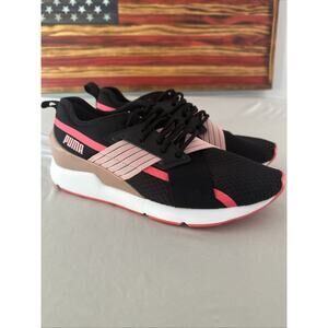 Puma Muse X-2 Black Bridal Rose Womens Size 9 No Box
